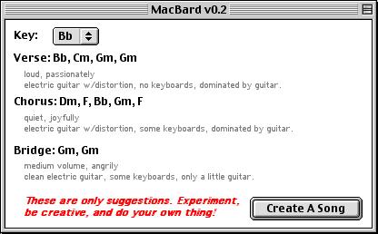 Macbard chord generator for Macintosh